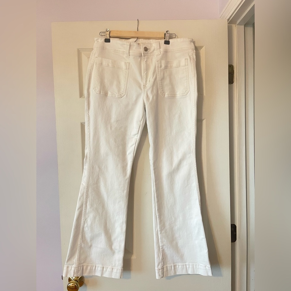 American Eagle Outfitters Cream Jeans